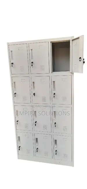 Genuine Filing Cabinet/ Office Locker 12 Doors-Metallic