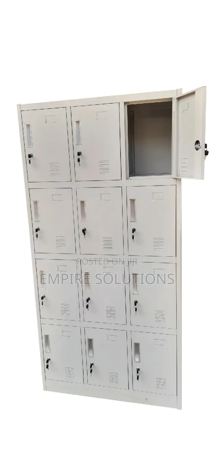 Genuine Filing Cabinet/ Office Locker 12 Doors-Metallic