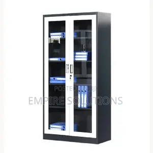 File Cabinet Full Glass/ Full Glass Steel Cabinet