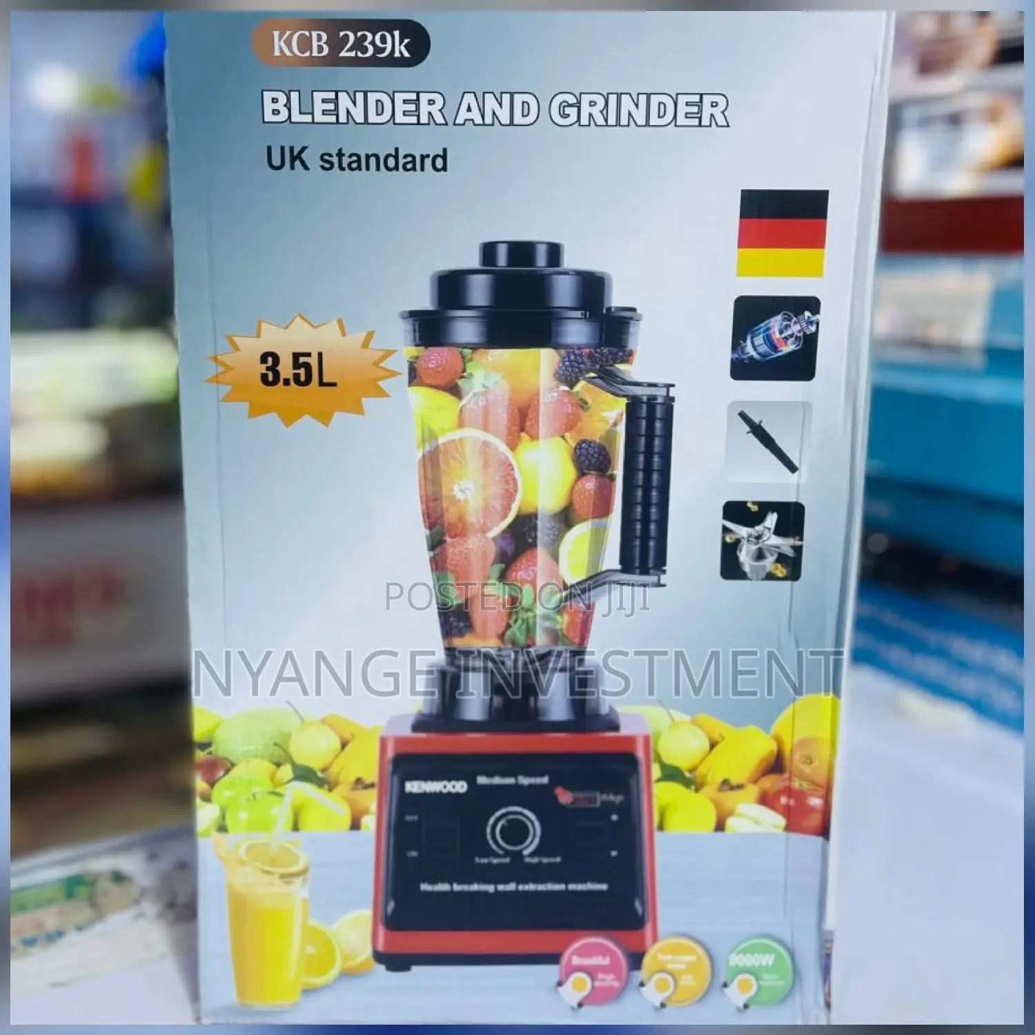 Kenwood Blender and Grinder. 3.5 Litres Ken Wood Blender