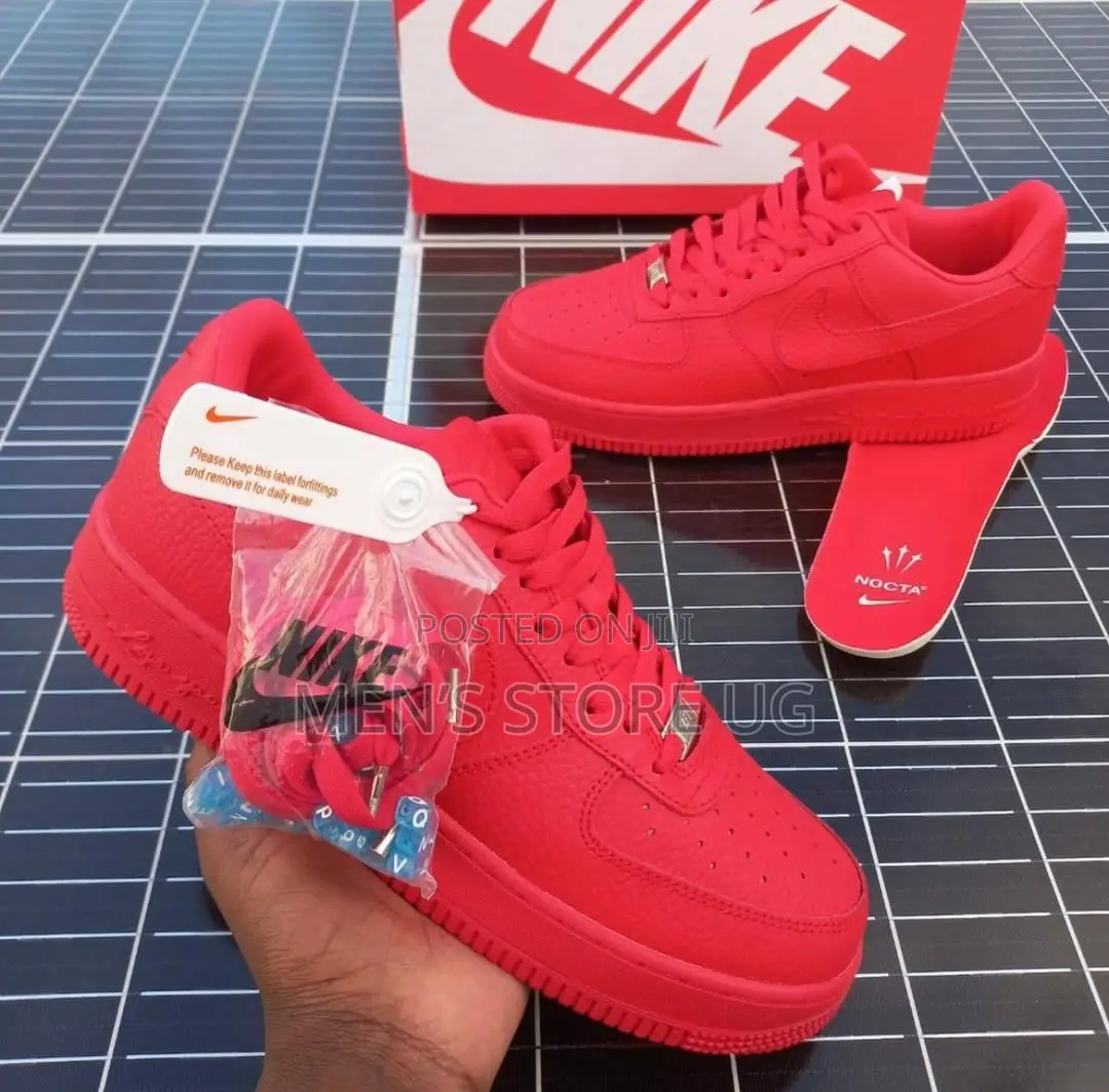 Nike Air Force 1 Low Nocta Triple Red and White Men’S Classic Sneakers