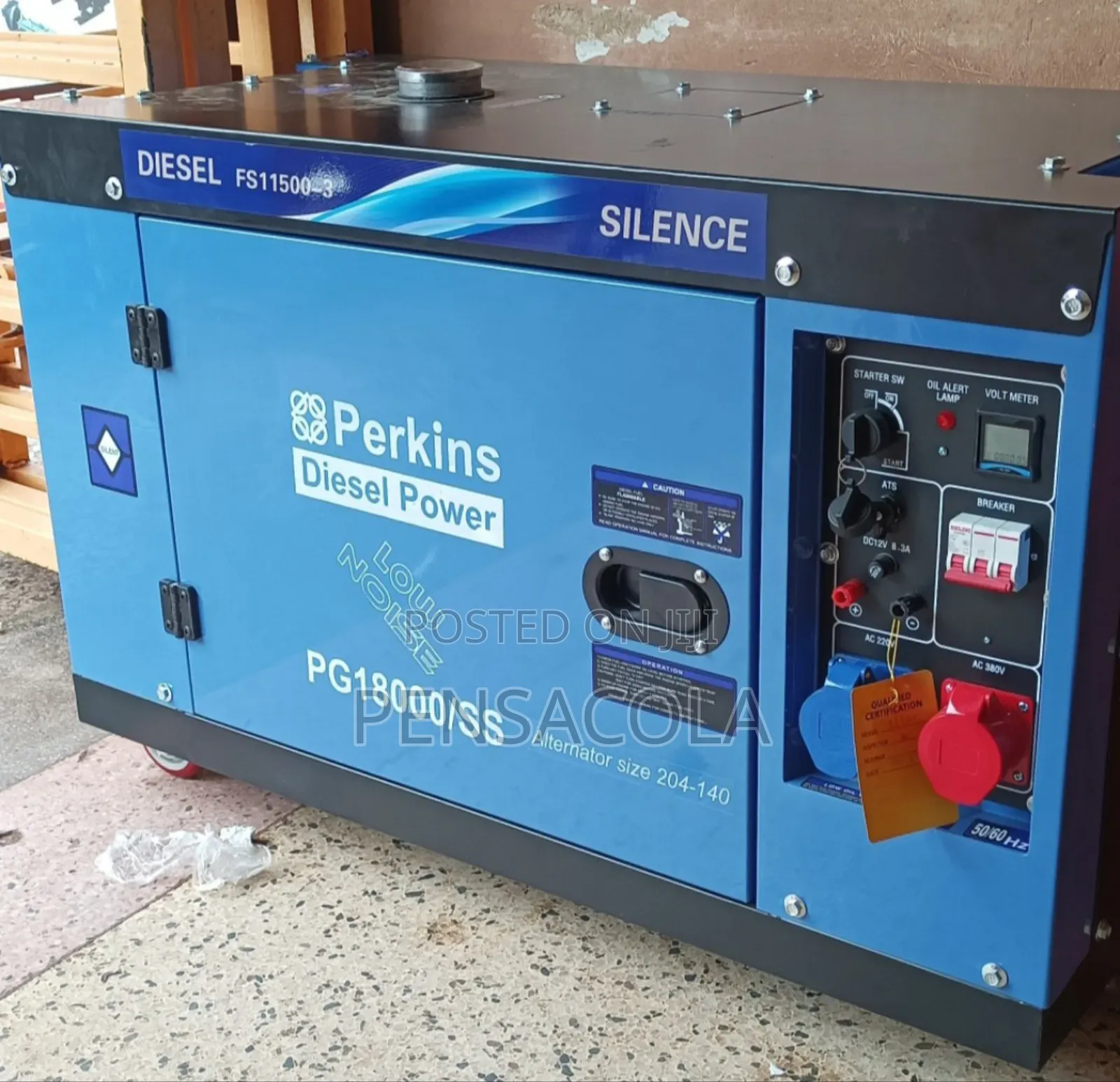 Perkins Generator 10 Kva 3 Phaes