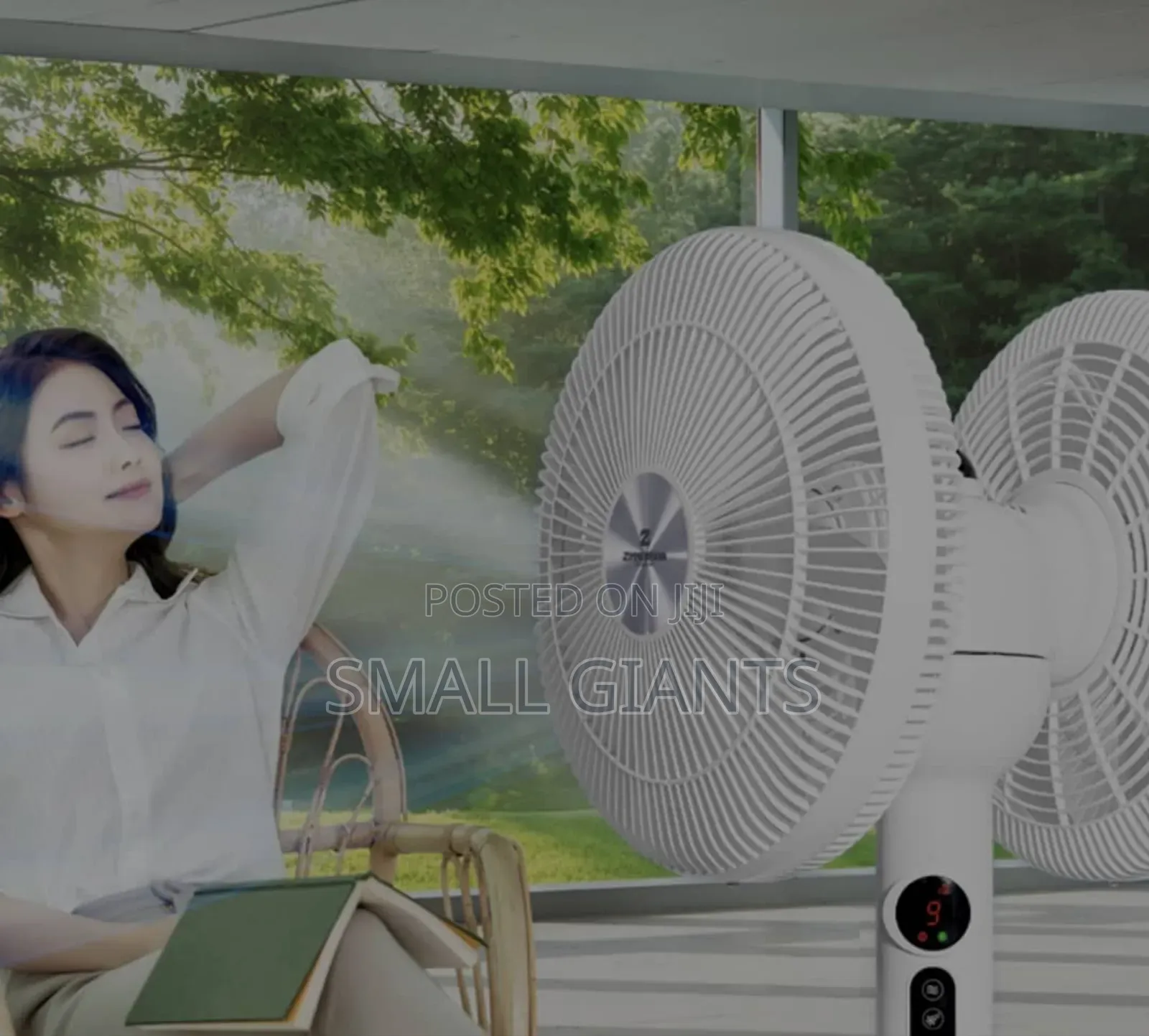 12-Inch Heavy Duty Double Sided Rotating Fan