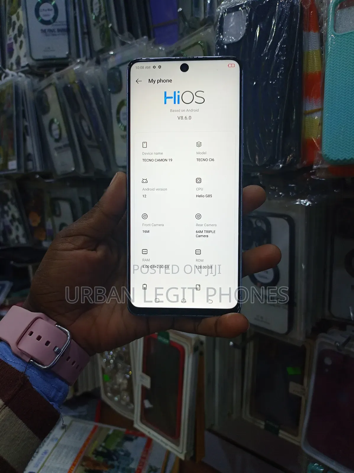 Tecno Camon 19 128 GB White