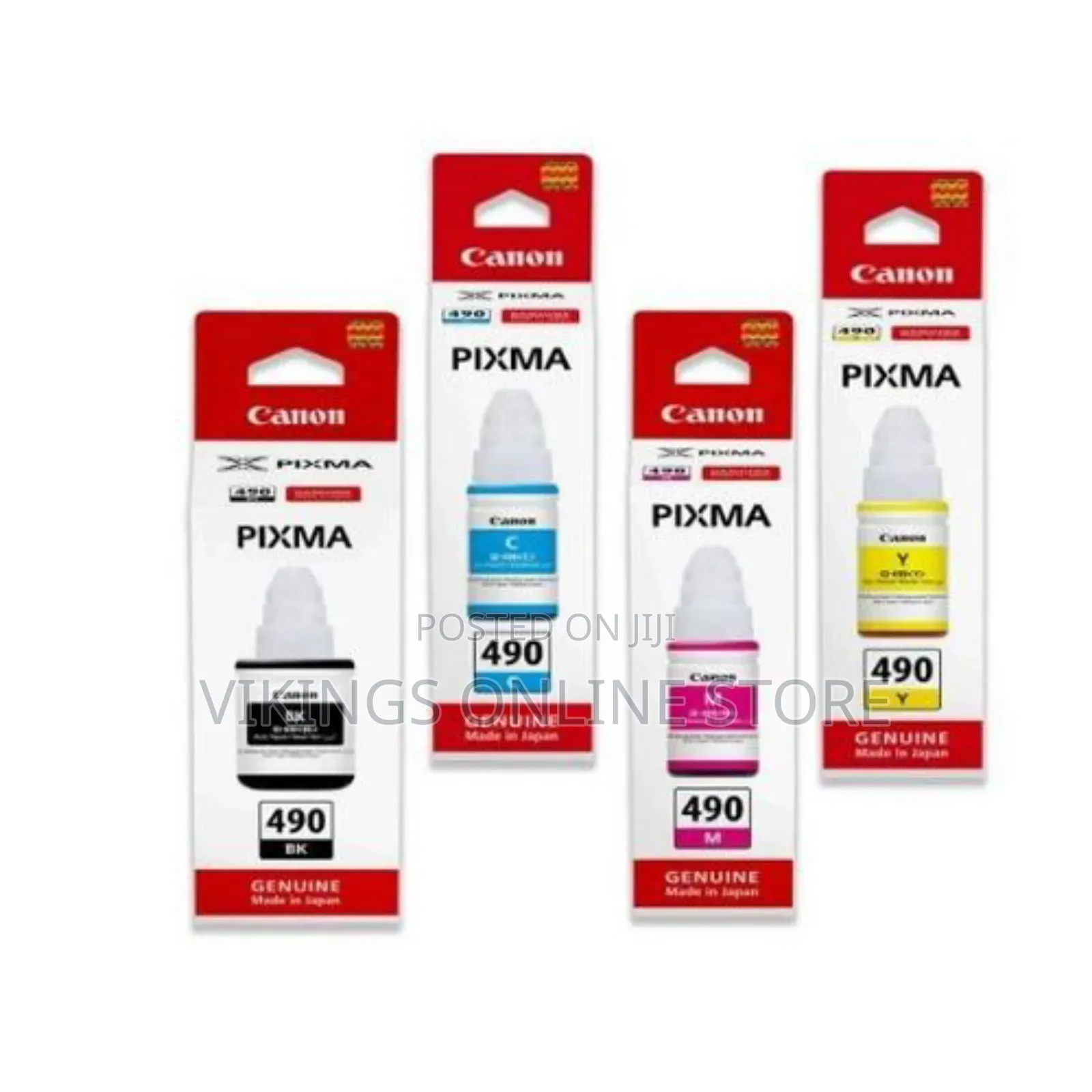 Canon Pixma 490 Ink Bottles 490 All Colors