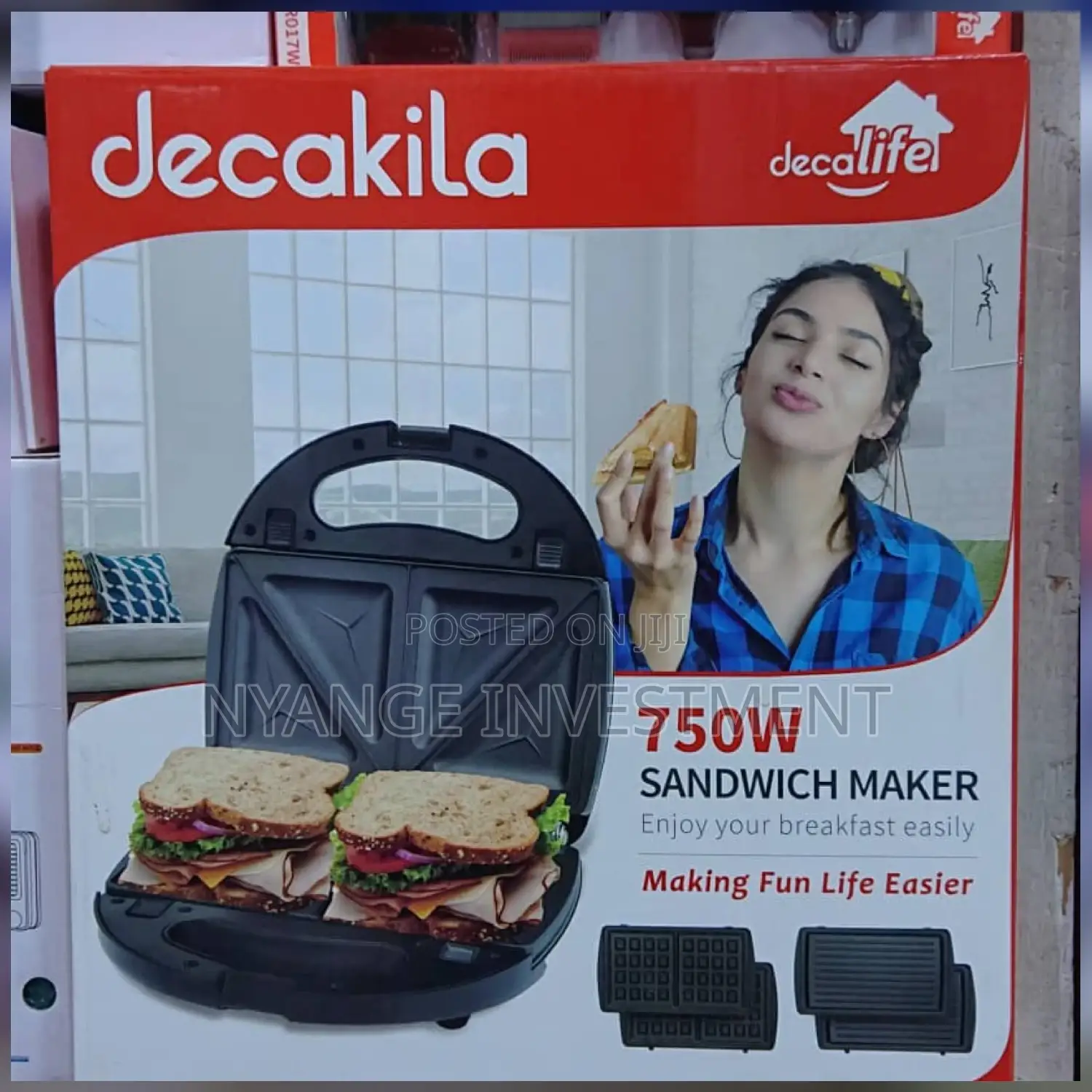 Sandwich Maker. Decakira Sandwich Maker.