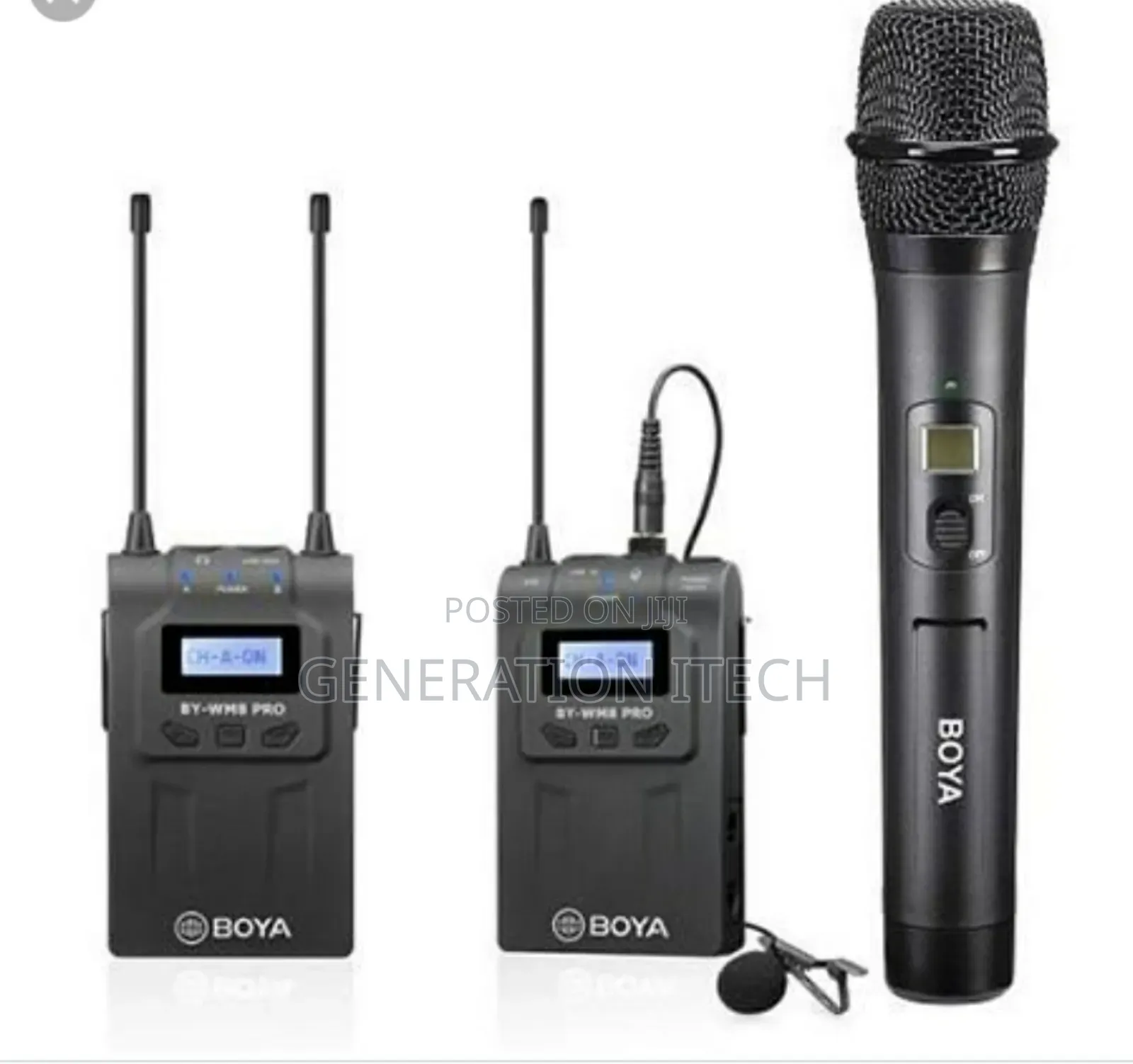 BOYA BY-WM8 Pro- UHF Dual-Channel Wireless Microphone