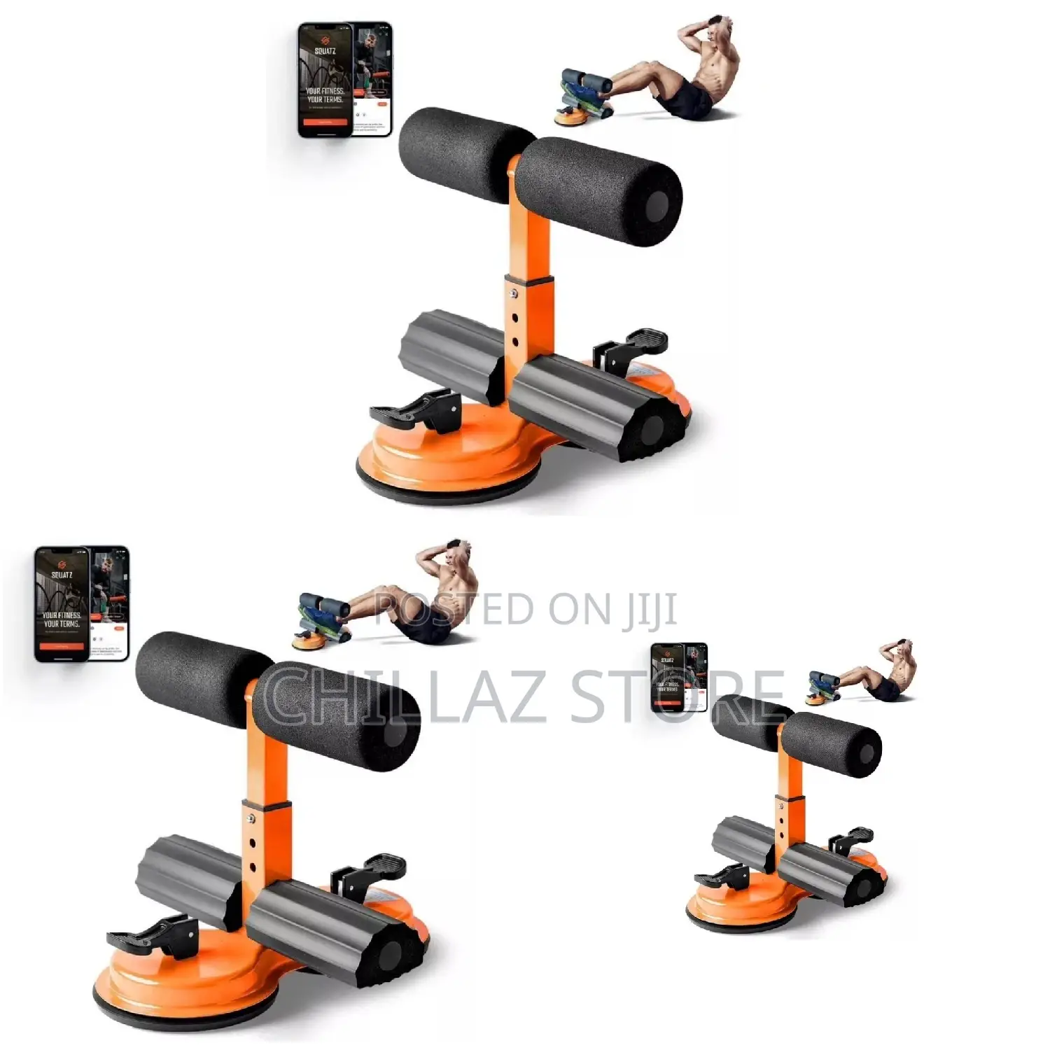 Floor Adjustable Sit Up Bar