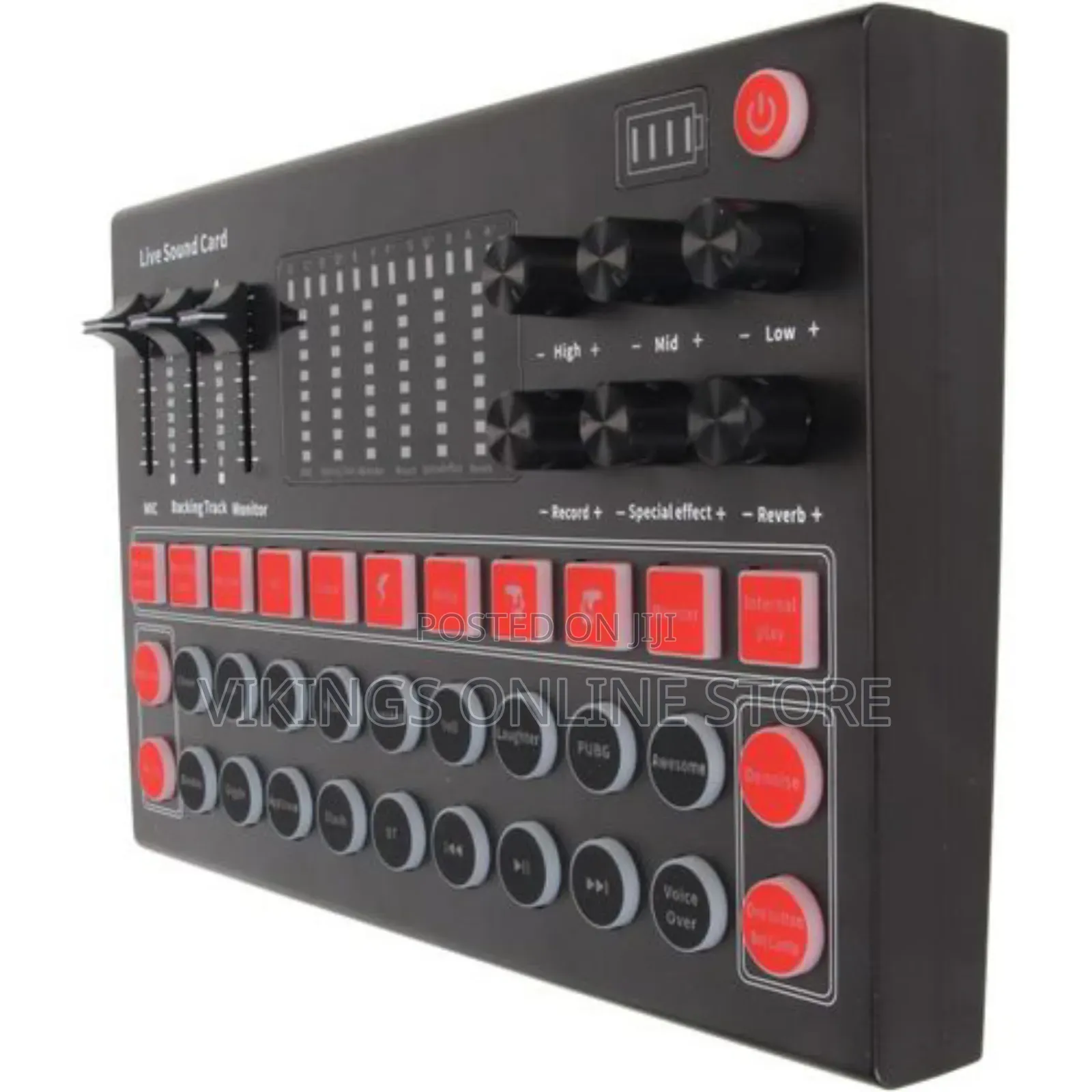 Live Sound Card Mixer Board