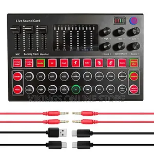M9 Audio Interface Sound Card Live Voice Mixer External USB