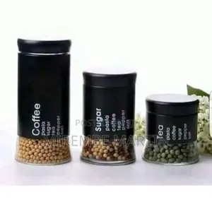 Coffee, Sugar and Tea Storage Sets.