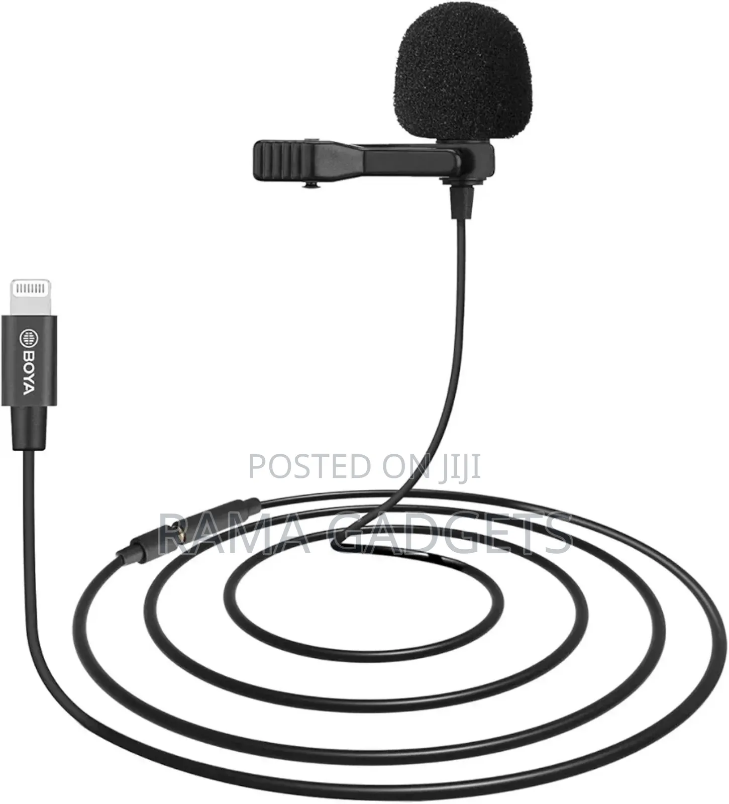 BOYA by-M2 Lavalier Microphone for iPhone(19.6ft),iPhone