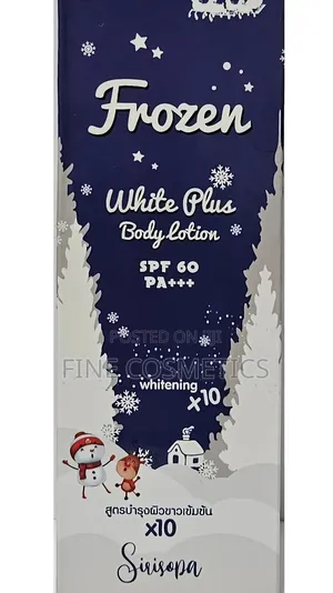 FROZEN LOTION WHITE PLUS Spf60 X10 Whitening Body Lotion 500