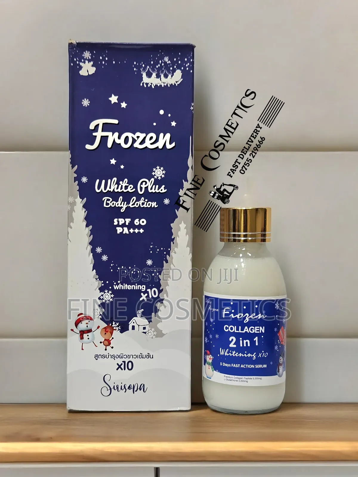 FROZEN LOTION WHITE PLUS Spf60 X10 Whitening Body Lotion 500