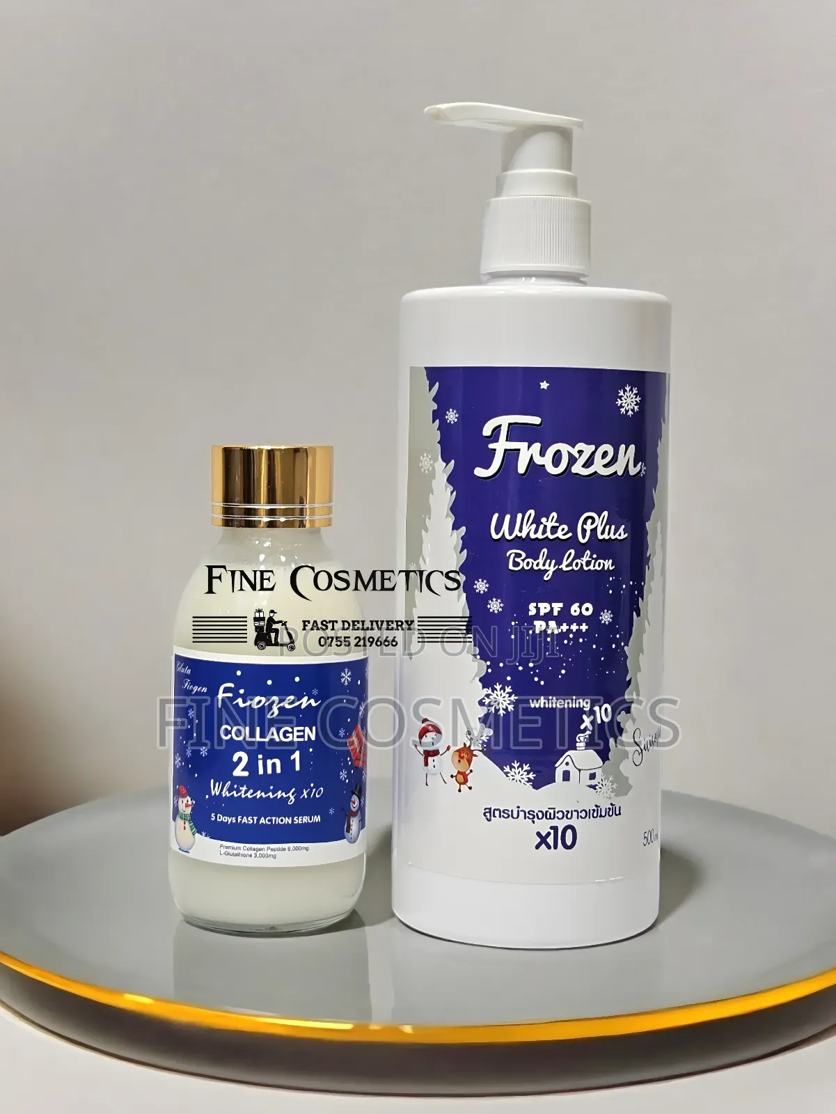FROZEN LOTION WHITE PLUS Spf60 X10 Whitening Body Lotion 500