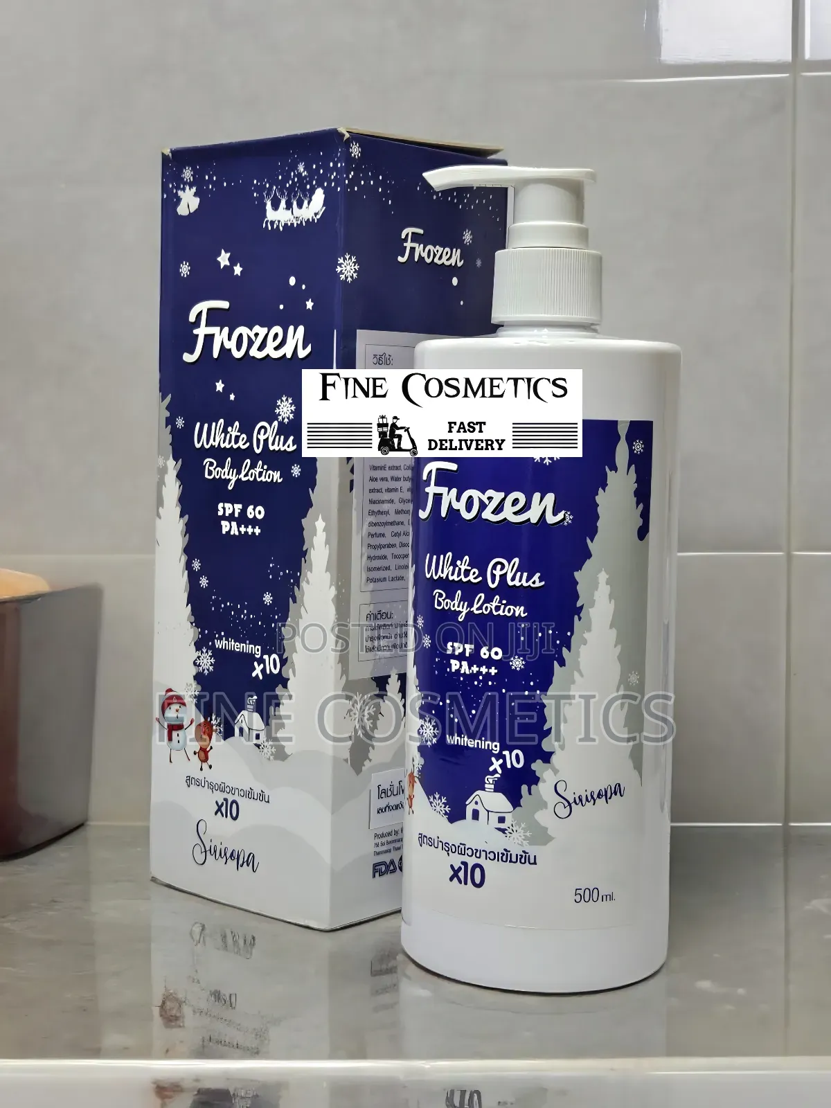 FROZEN LOTION WHITE PLUS Spf60 X10 Whitening Body Lotion 500