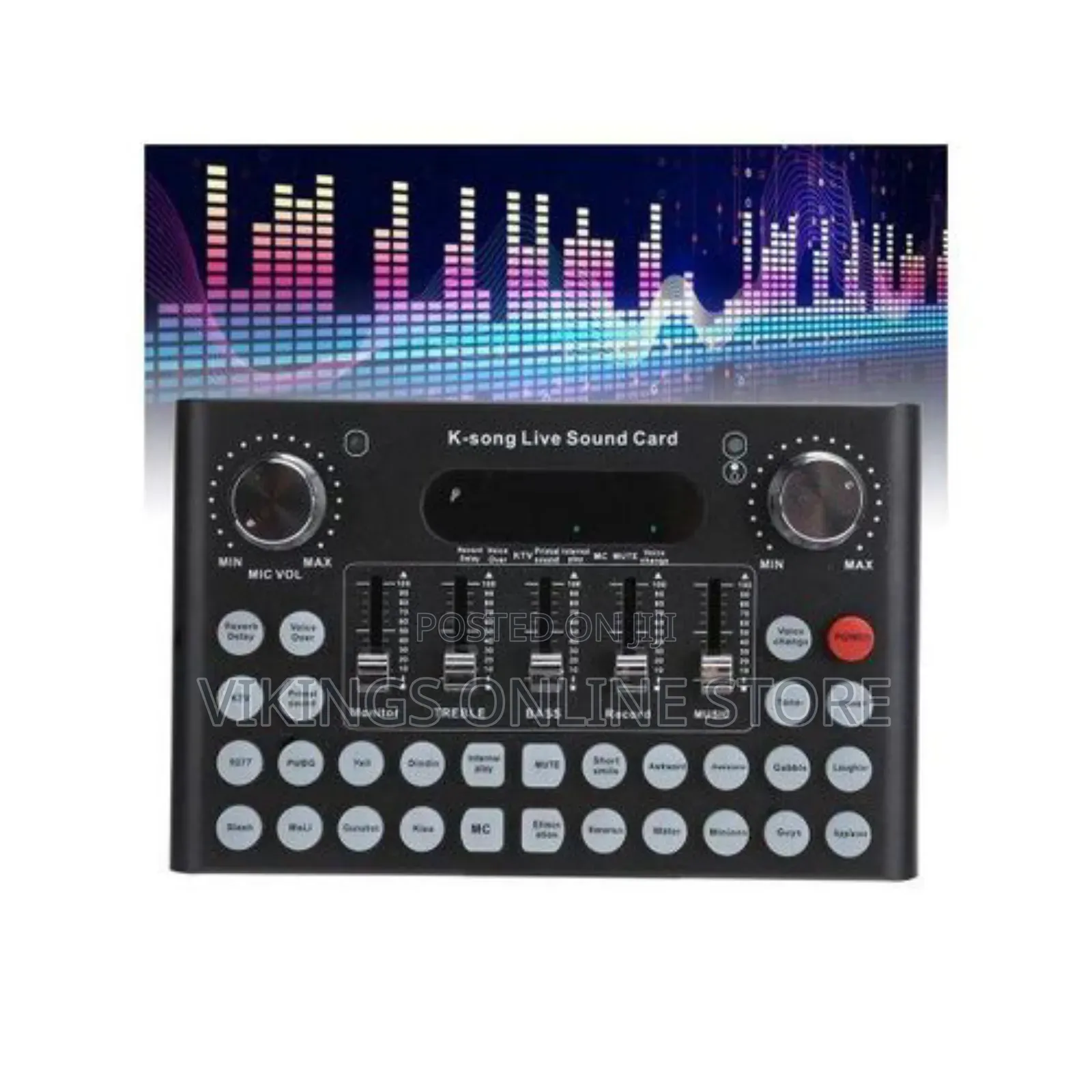 Live Sound Card Voice Converter Audio DJ Mixer Live