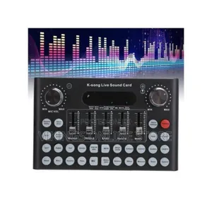 Live Sound Card Voice Converter Audio DJ Mixer Live