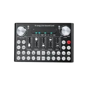 Live Sound Card Voice Converter Audio DJ Mixer Live