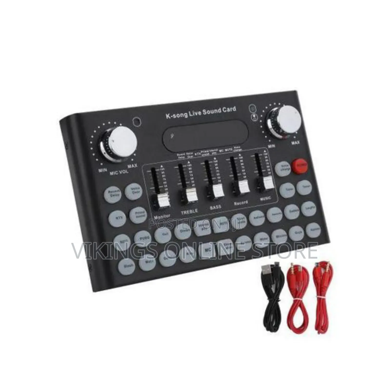 Live Sound Card Voice Converter Audio DJ Mixer Live