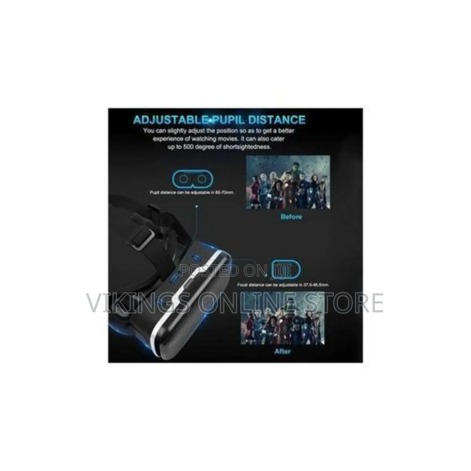 Vr Helmet 3D Box VR Bluetooth Headset VR Glasses Bsuit Black
