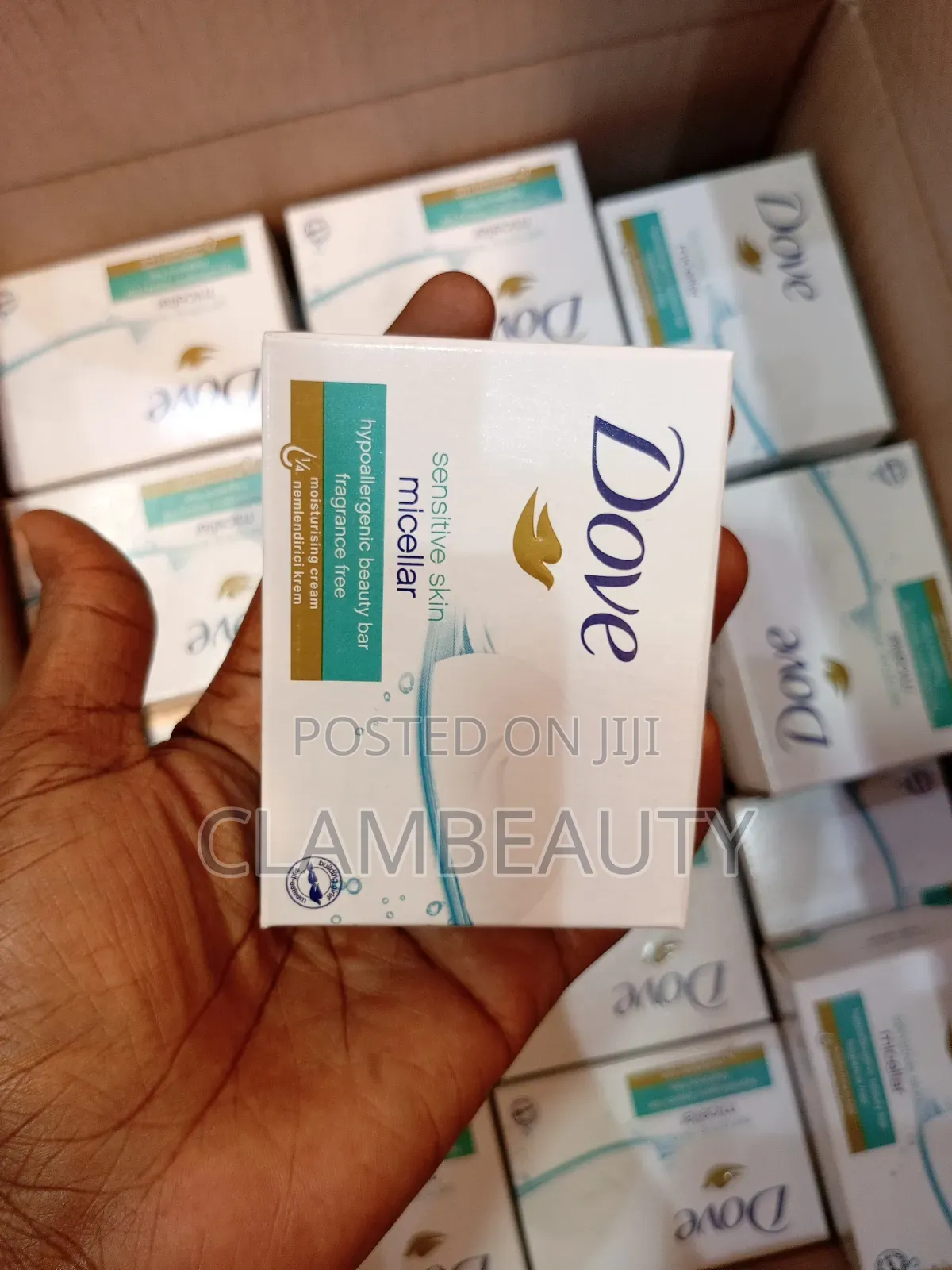 Dove Sensitive Skin Bar Soap Hypoallergenic Micellar 90g