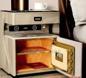 Wireless Bluetooth Safe Smart Bedside Table