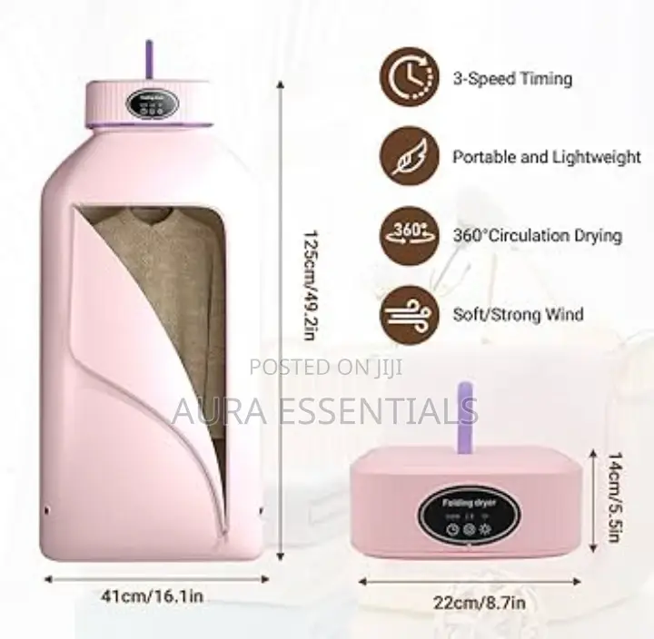 Portable Compact Foldable Dryer Machine