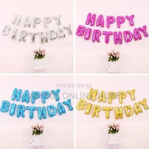 Happy Birthday Letter Balloon Set