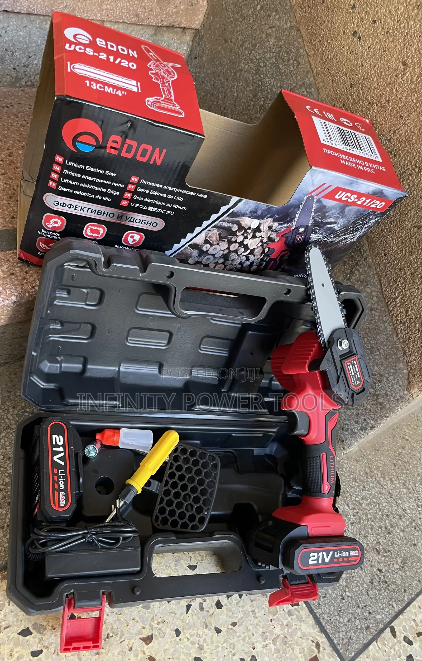 Cordless Chain Saw 21v