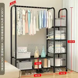 Stainless Steel Garment Bedroom Rack