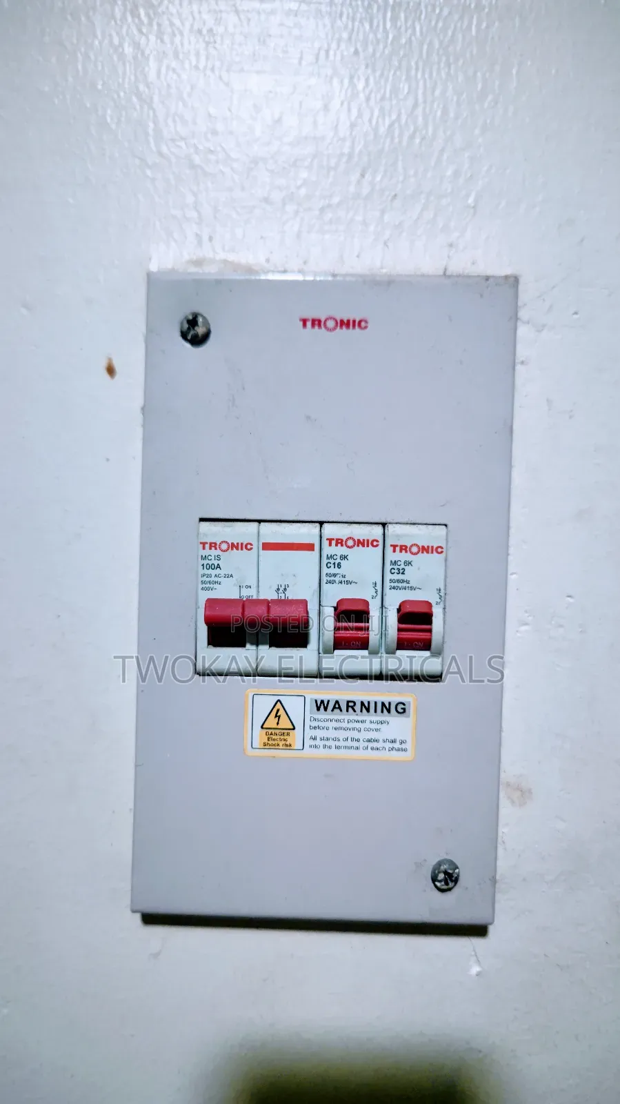 Tronic 2 Way Main Switch