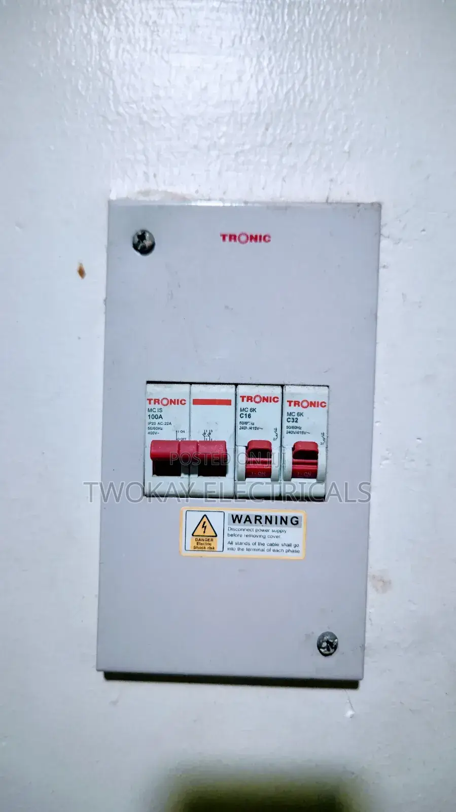 Tronic 2 Way Main Switch