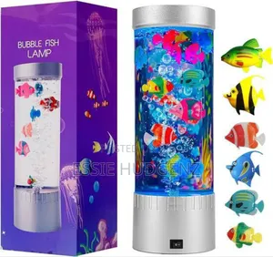 Led Bubble Articial Fish Lamp