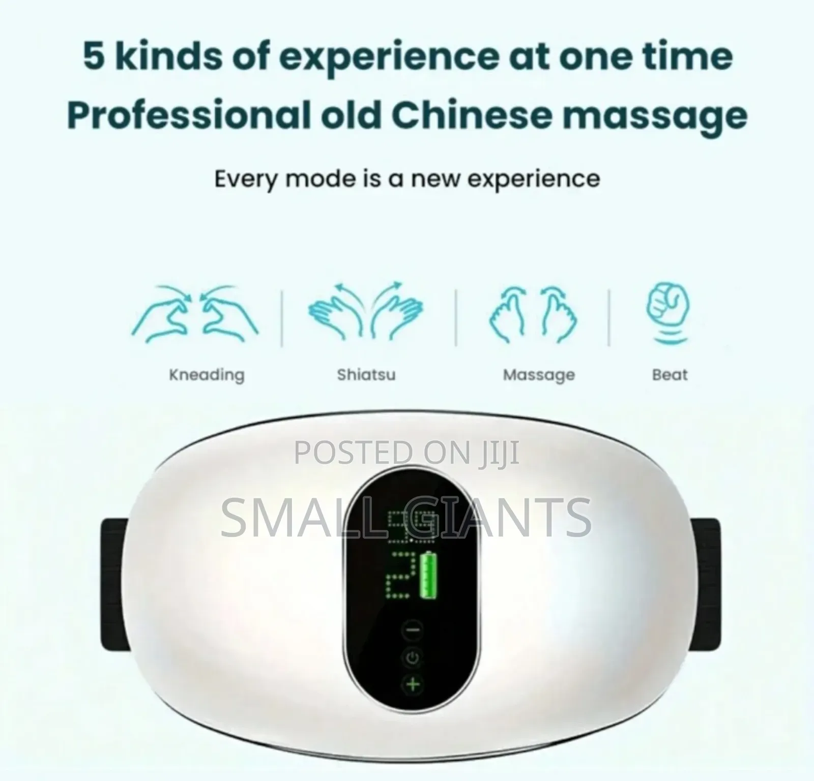 USB Rechargable Heating Massage Belt for Men Women