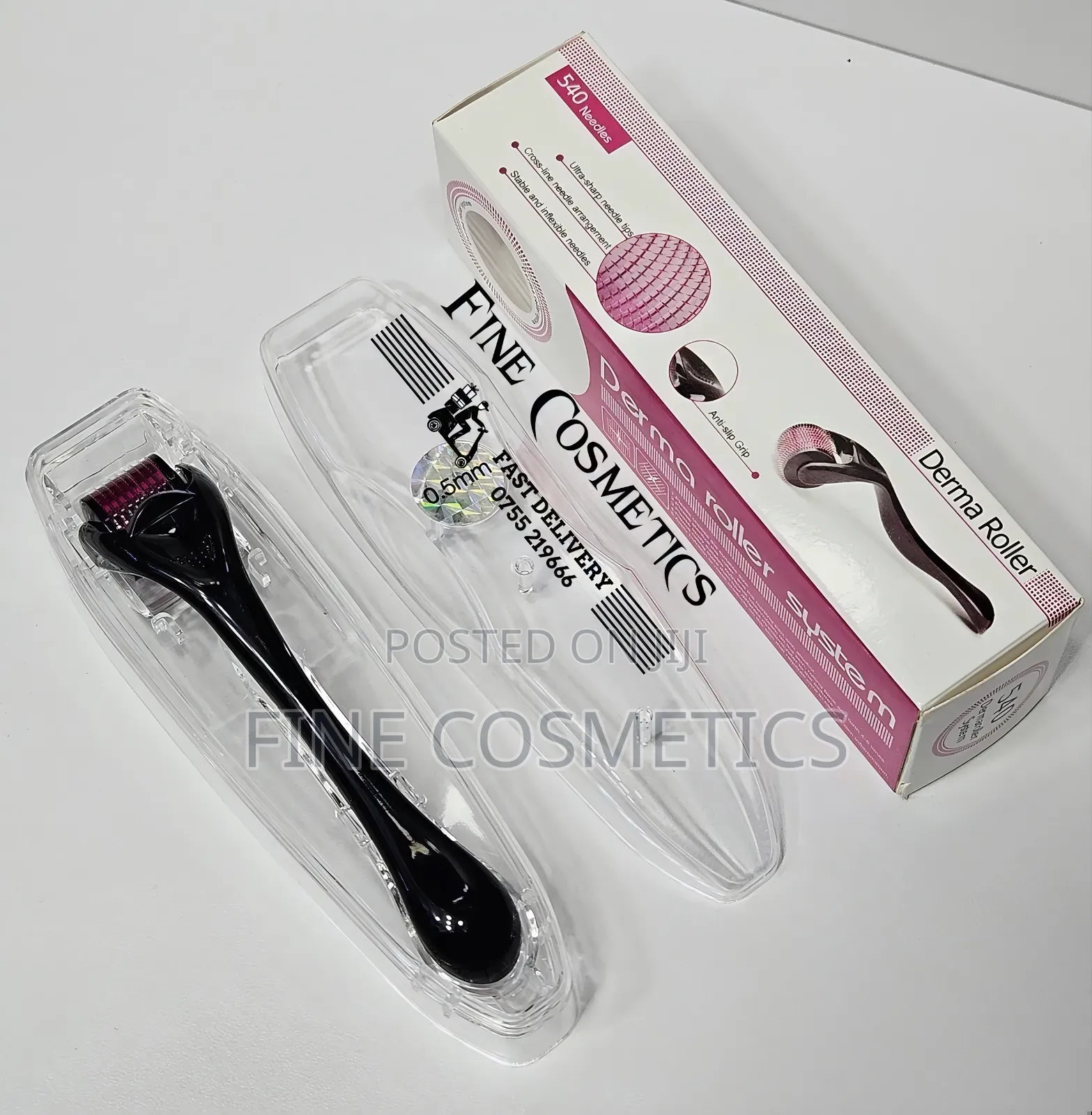 DERMA ROLLER SYSTEM, For Hair + Skin, Cell Regeneration Tool