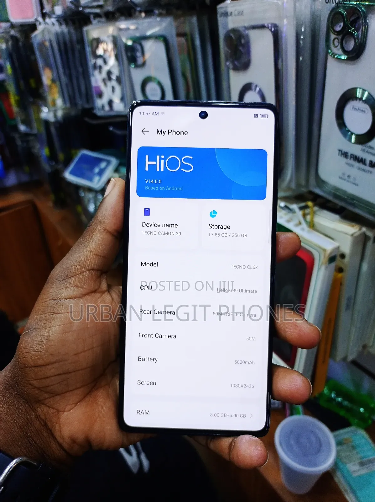 Tecno Camon 30 256 GB Black