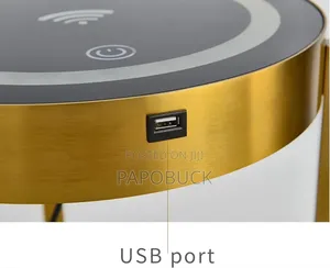 Multifunctional Side Table With Wireless Charging
