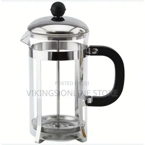 French Coffee Press, Coffee Plunger - Clear