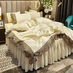 Executive Duvet Cover Set of 15pcs.Kingsize.( Cream)