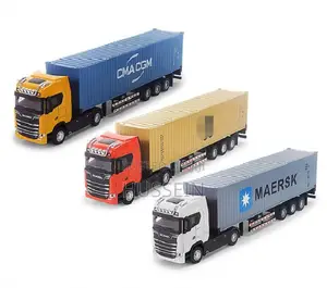 SCANIA Diecast Metal Model Toy Container Truck