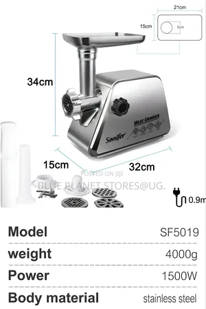 SONIFER Electric Meat Grinders \\ 1500w \\ SF-5019