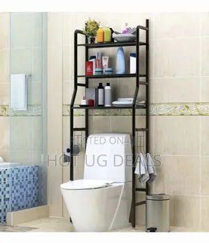 Multifunctional Toilet/Bathroom Organizer - Black