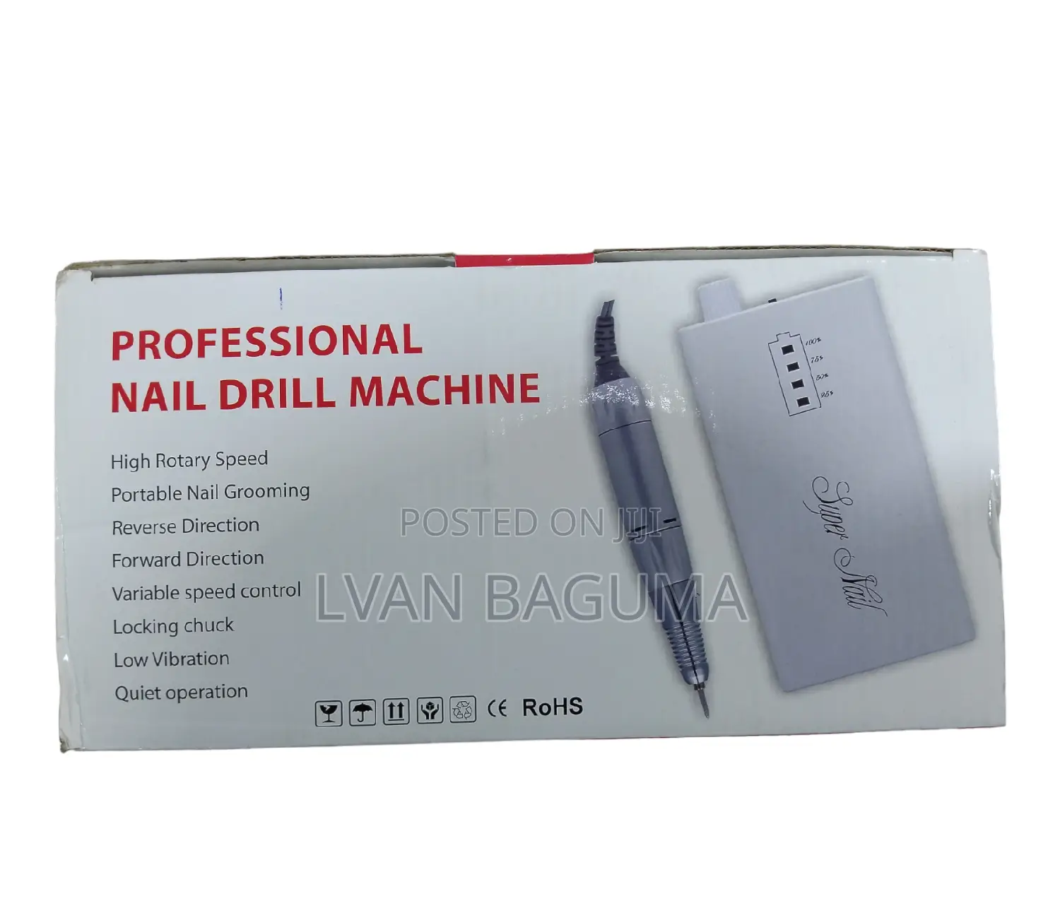 Professional Nail Drill Machine - Rechargeable