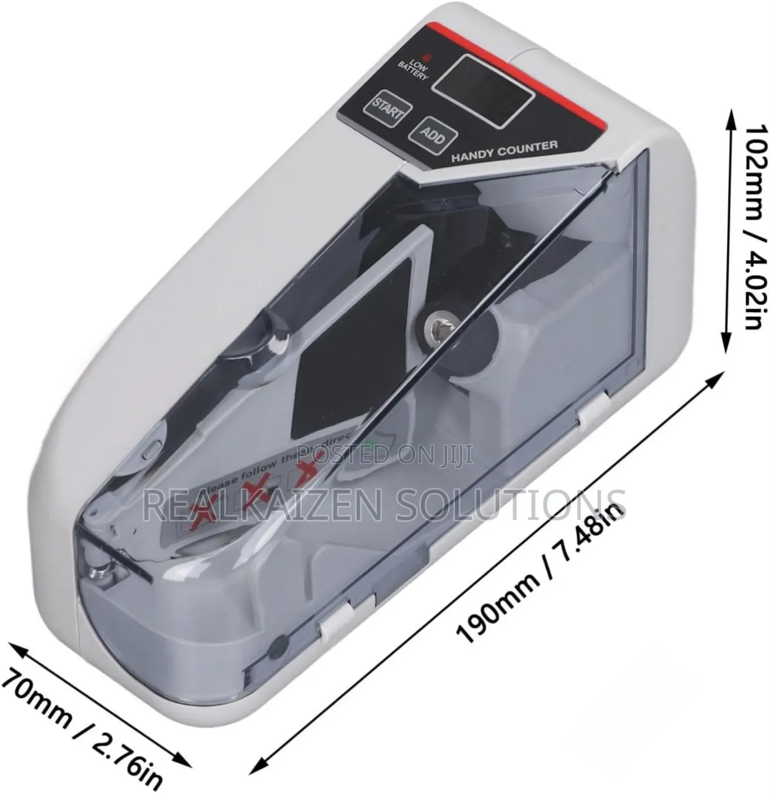Precise Quality Portable DC|AC Handy Cash Money Counter