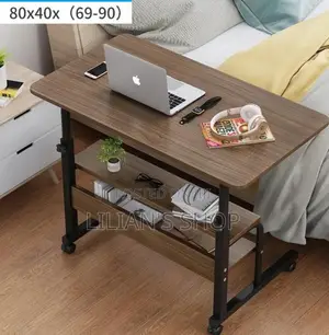 Bamboo Heavy Duty Beside Laptop Desk