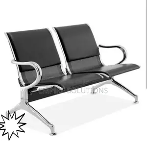 Waiting Chair Alluminium 2 Seater With Cushions