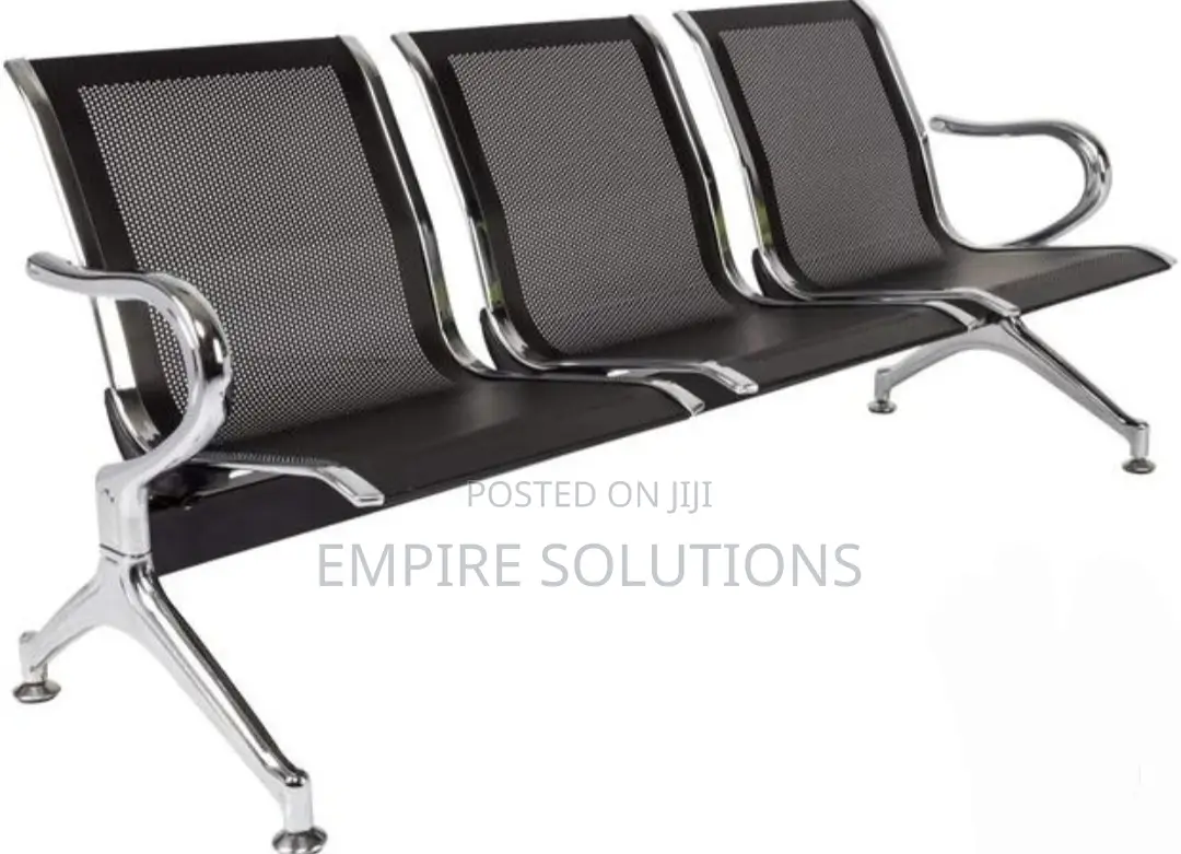 Aluminium Waiting Chair Blue, Wholesale