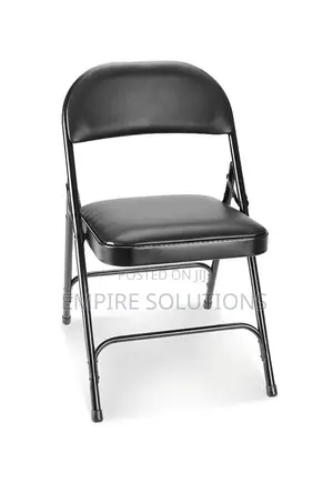 Simple Foldable Chair Black