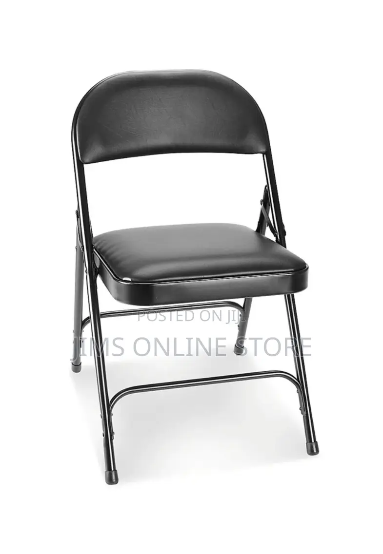 Simple Foldable Chair Black